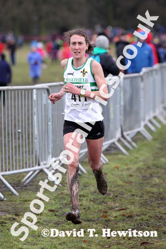 Julie Briscoe (Wakefield) senior women Northern Cross Country Champs, Knowsley Safari Park. Photo: David T. Hewitson/Sports for All Pics